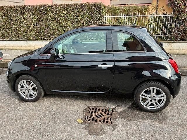 Usata Fiat 500 Lounge 69 CV (50 kW) 2018 Nero Utilitaria