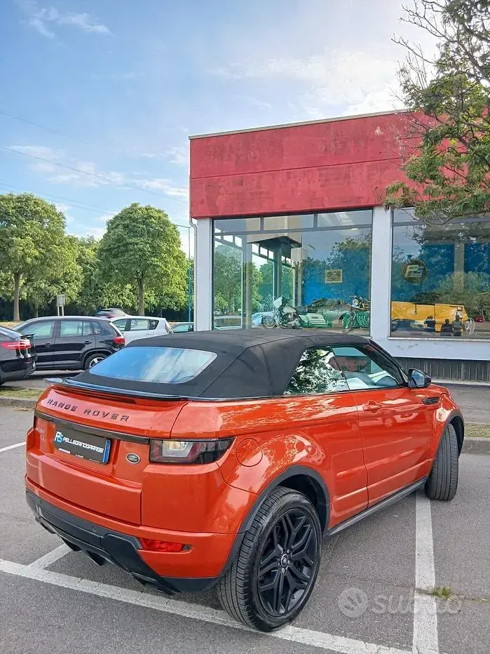 Usata Land Rover Range Rover evoque HSE Dynamic 180 CV (132 kW) 2017 Arancione Cabrio