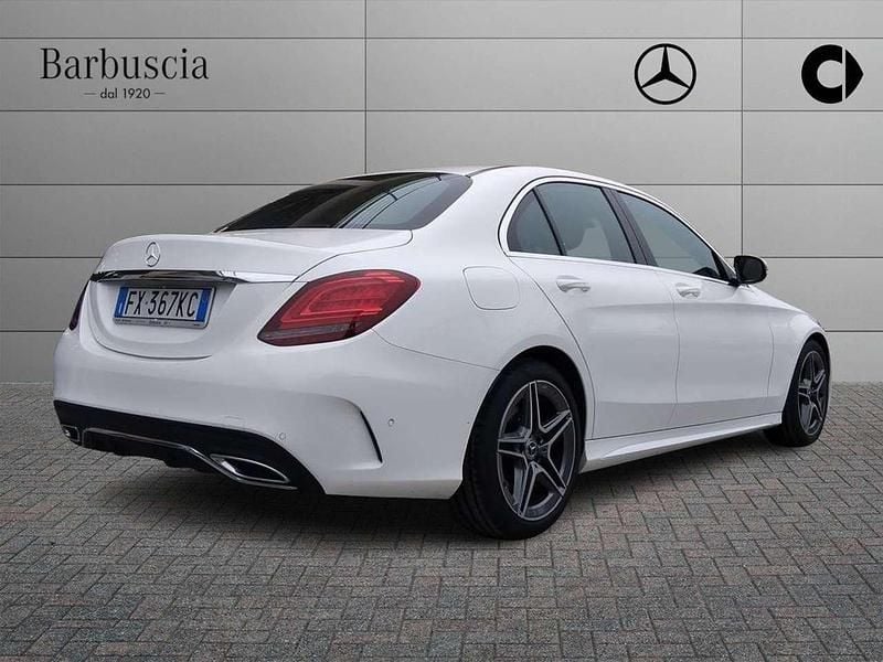 Usata Mercedes C220 Premium 194 CV (142 kW) 2019 Bianco Berlina
