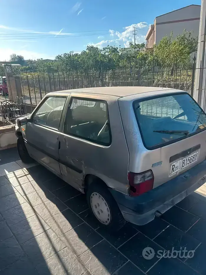 Usata Fiat Uno 1990 Grigio Utilitaria