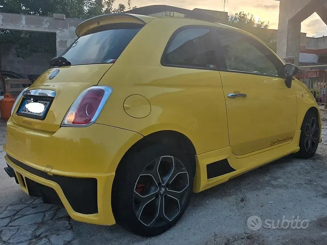 Usata Fiat 500 100 CV (73 kW) 2007 Giallo Berlina