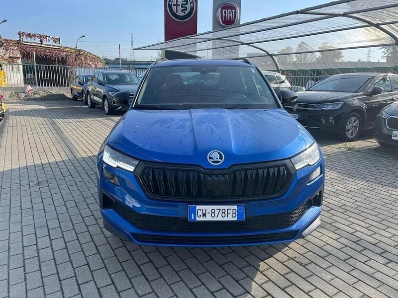 Usata Skoda Karoq SportLine 150 CV (110 kW) 2024 Blu SUV