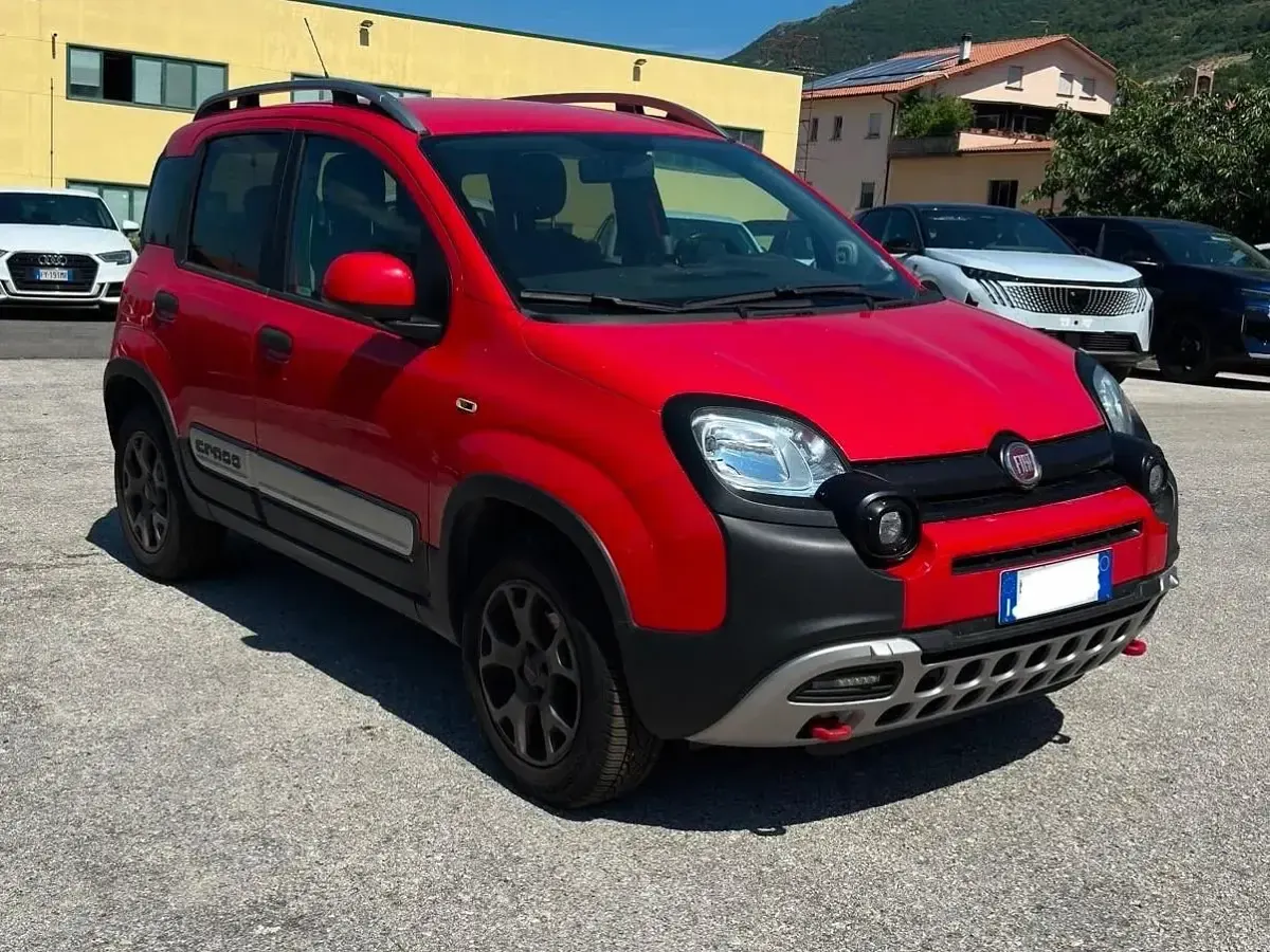 Usata Fiat Panda Cross Cross 95 CV (69 kW) 2017 Rosso Utilitaria