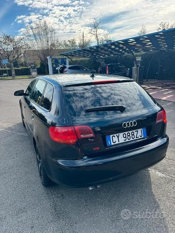 Usata Audi A3 S-Line 131 CV (96 kW) 2005 Nero Berlina