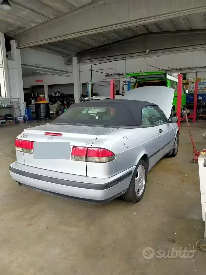 Usata Saab 9-3 Cabriolet 154 CV (113 kW) 1999 Grigio Cabrio