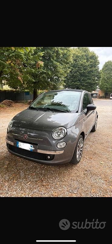 Usata Fiat 500 69 CV (50 kW) 2015 Grigio Cabrio