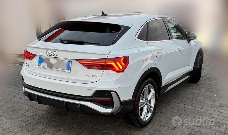Usata Audi Q3 Sportback S-Line 150 CV (110 kW) 2019 Bianco SUV