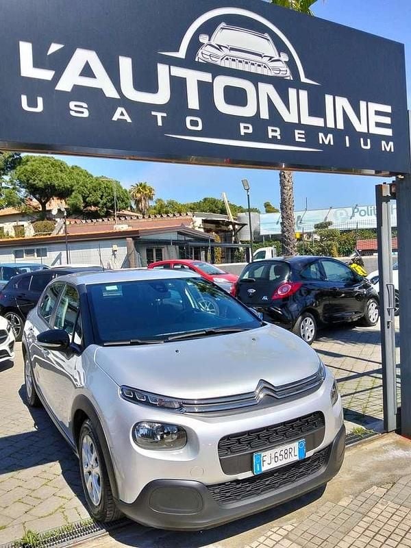 Usata Citroën C3 Feel 75 CV (55 kW) 2017 Argento Berlina