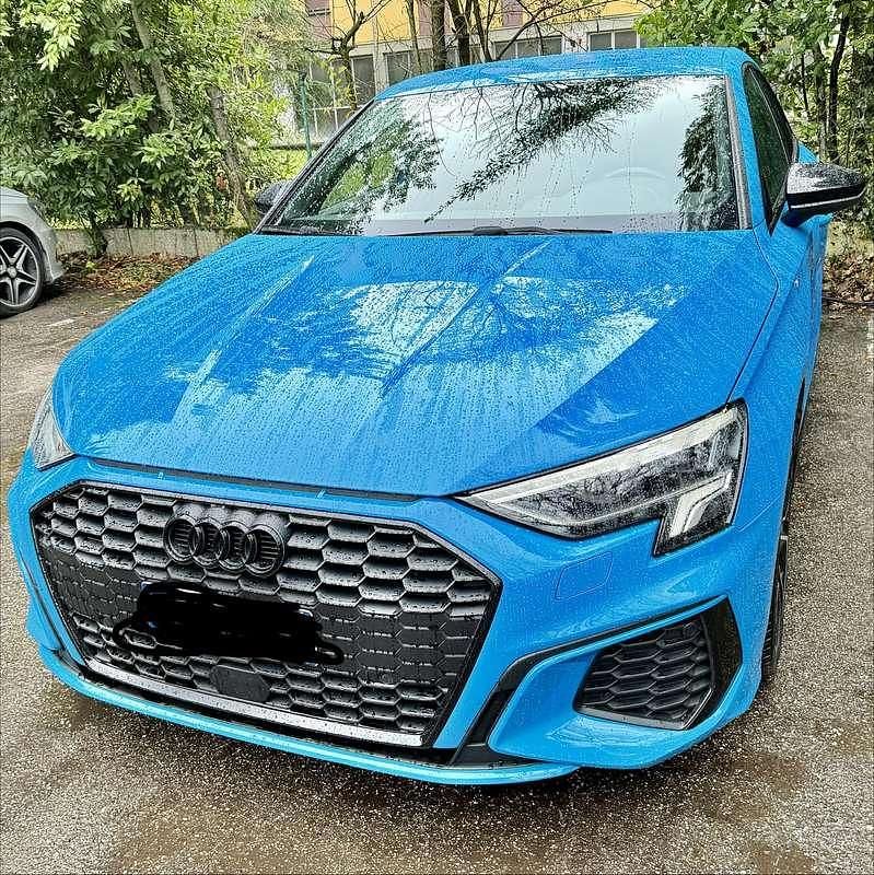 Usata Audi A3 S-Line 150 CV (110 kW) 2022 Blu/azzurro Berlina