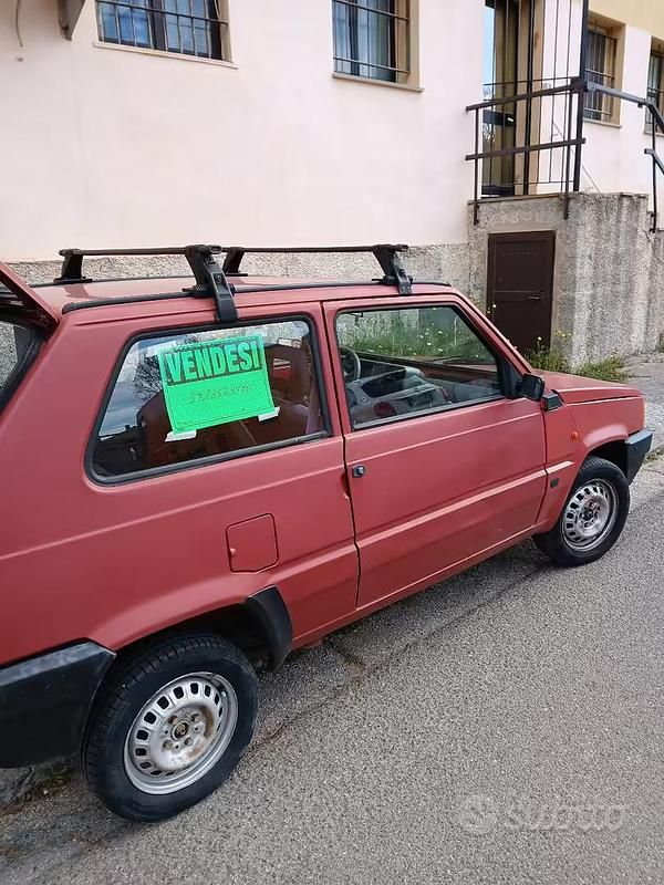Usata Fiat Panda 2003 Rosso Utilitaria
