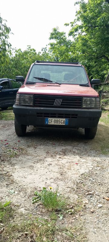 Usata Fiat Panda 4x4 54 CV (39 kW) 2003 Rosso Utilitaria