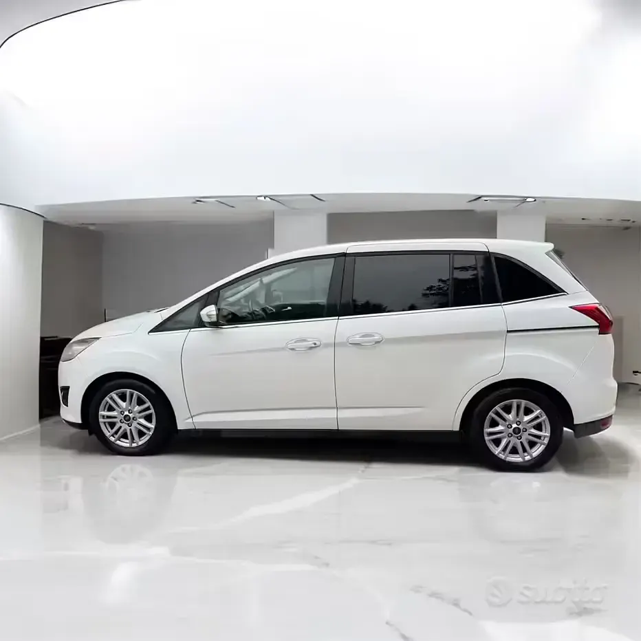 Usata Ford C-MAX Titanium 163 CV (119 kW) 2013 Bianco Monovolume