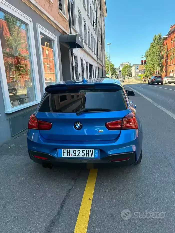 Usata BMW 116 M Performance 116 CV (85 kW) 2017 Blu Utilitaria