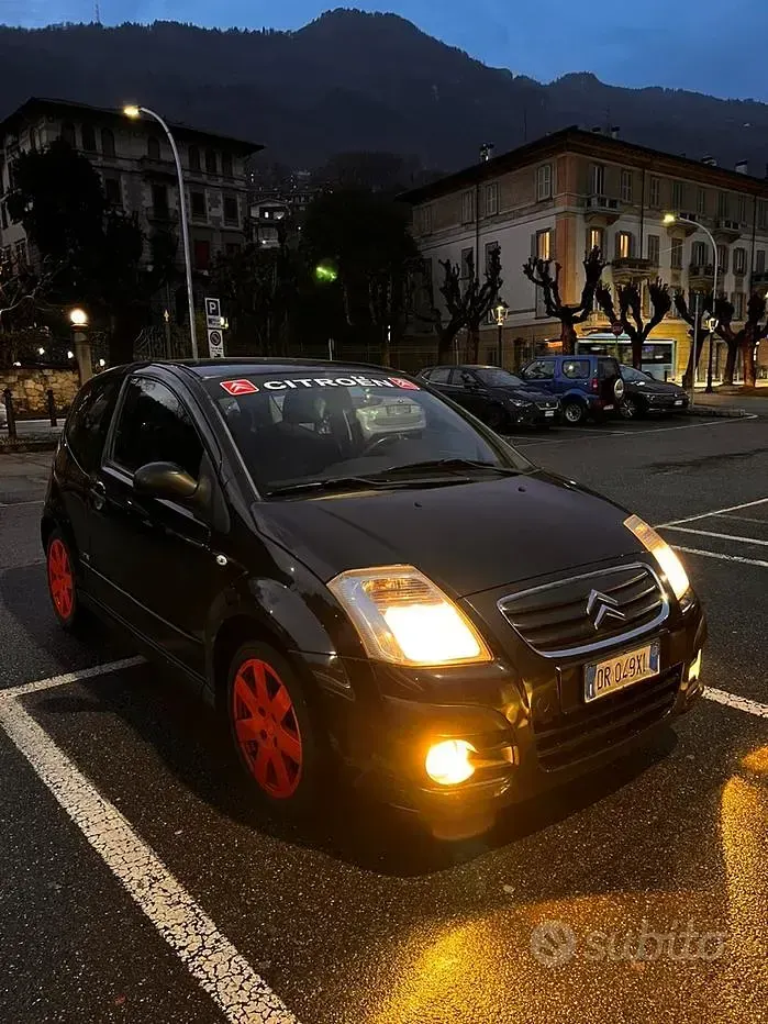 Usata Citroën C2 VTR Sport 73 CV (53 kW) 2009 Nero Utilitaria