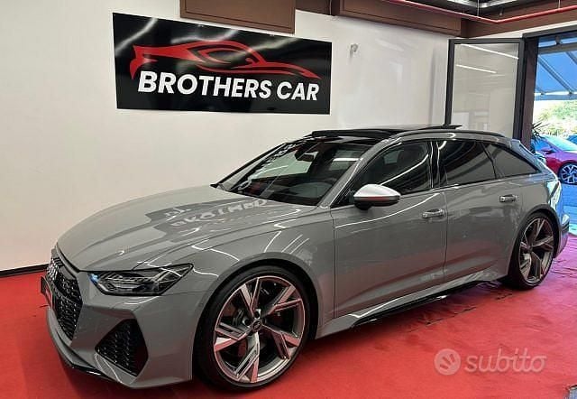 Usata Audi RS6 Ambiente 600 CV (441 kW) 2023 Grigio Station wagon