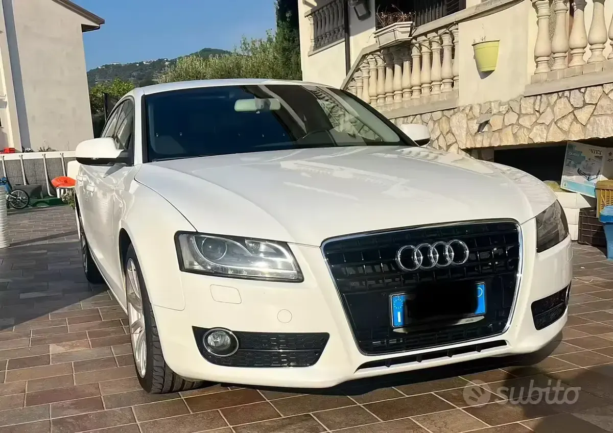 Usata Audi A5 2011 Bianco Coupé