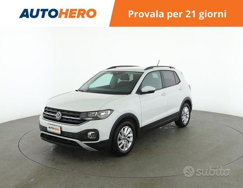 Bianco Usata 2020 VW T-Cross Style SUV | 16.999 € (Buon prezzo) - Immagine 1/2