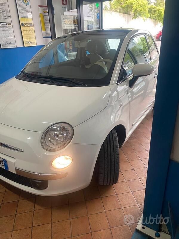 Usata Fiat 500 69 CV (50 kW) 2015 Bianco Utilitaria