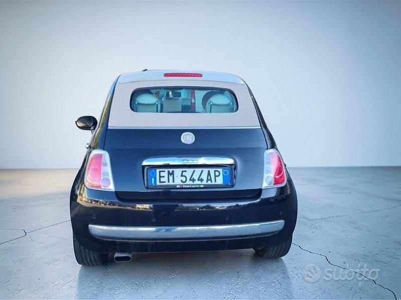Usata Fiat 500C Rock 84 CV (61 kW) 2012 Nero Cabrio