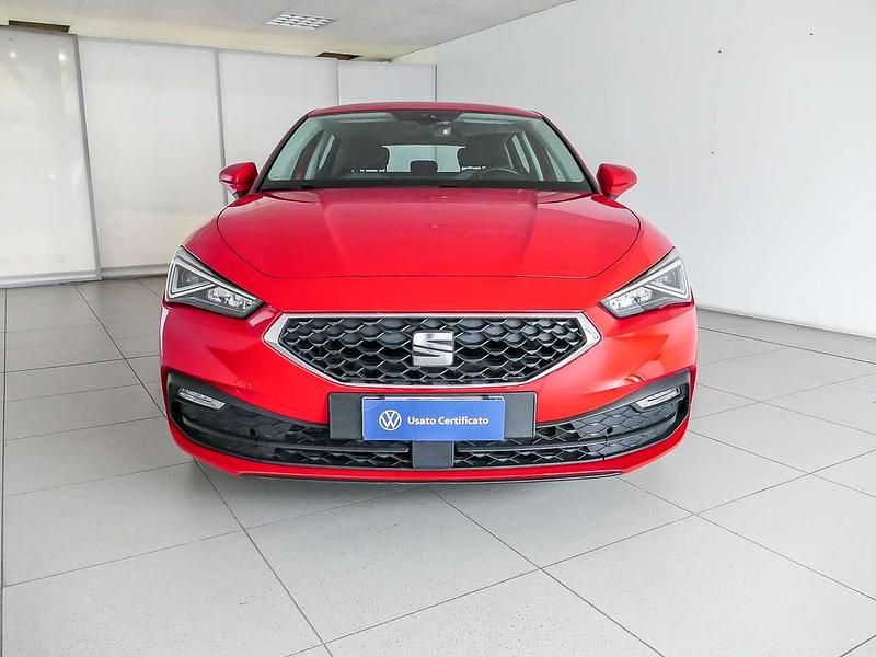 Usata Seat Leon Style 110 CV (80 kW) 2022 Rosso puro Berlina