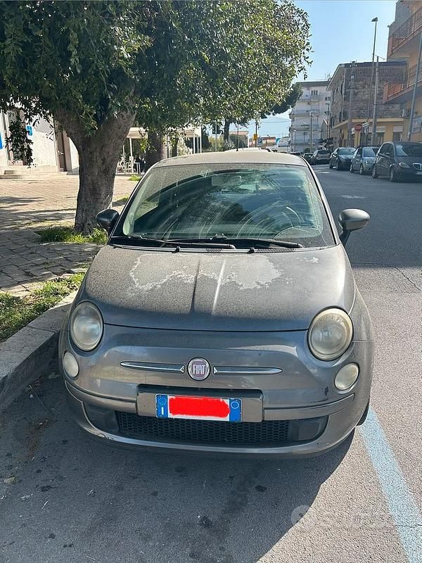 Usata Fiat 500 75 CV (55 kW) 2009 Grigio Cabrio