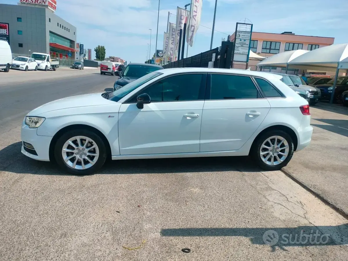Usata Audi A3 Ambiente 110 CV (80 kW) 2017 Bianco Berlina