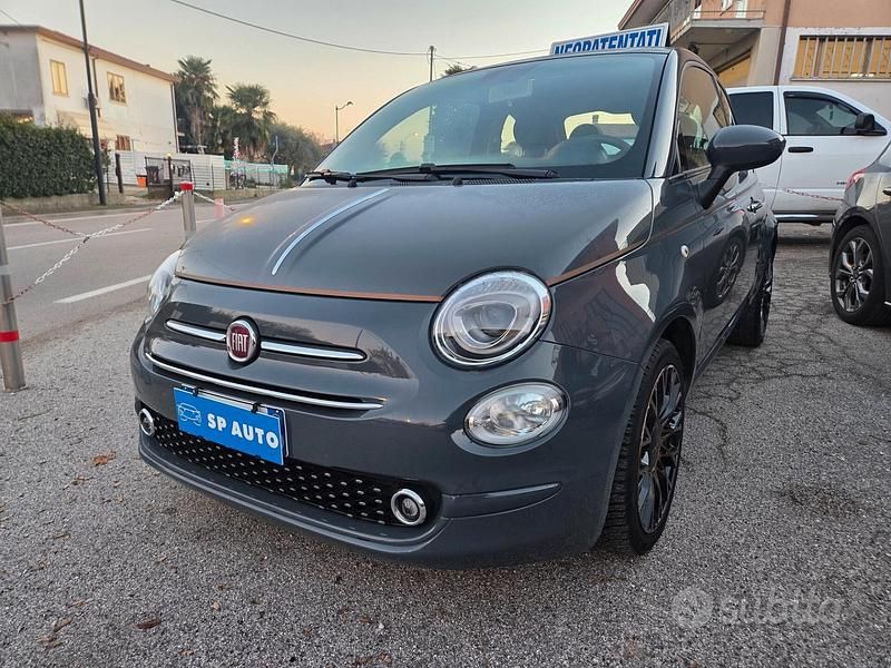 Usata Fiat 500 Collezione 69 CV (50 kW) 2019 Grigio Utilitaria