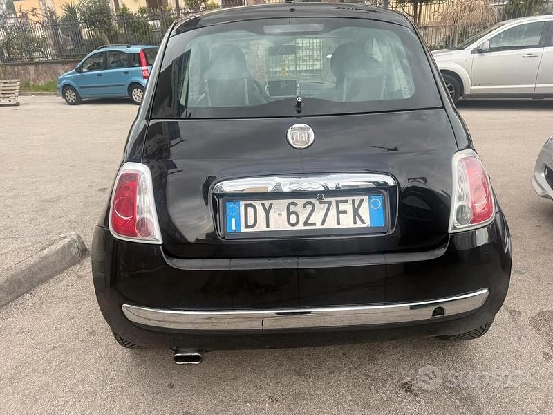 Usata Fiat 500 Pop 75 CV (55 kW) 2009 Nero Cabrio