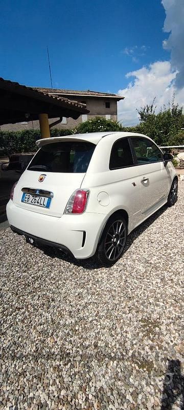 Usata Fiat 500 Abarth 135 CV (99 kW) 2010 Bianco Utilitaria