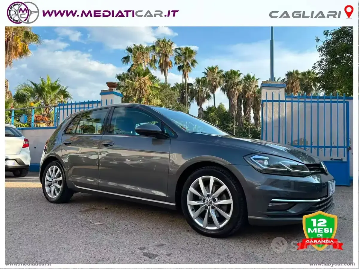 Usata VW Golf VII Highline 116 CV (85 kW) 2020 Grigio Berlina