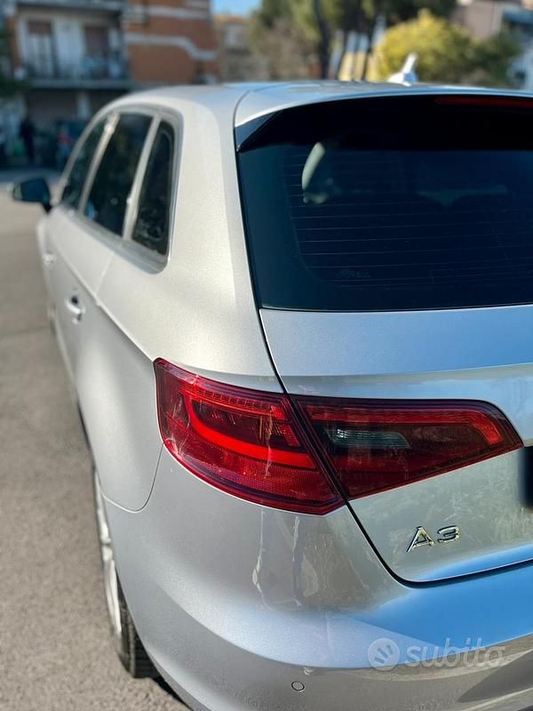 Usata Audi A3 Ambiente 110 CV (80 kW) 2016 Grigio Berlina