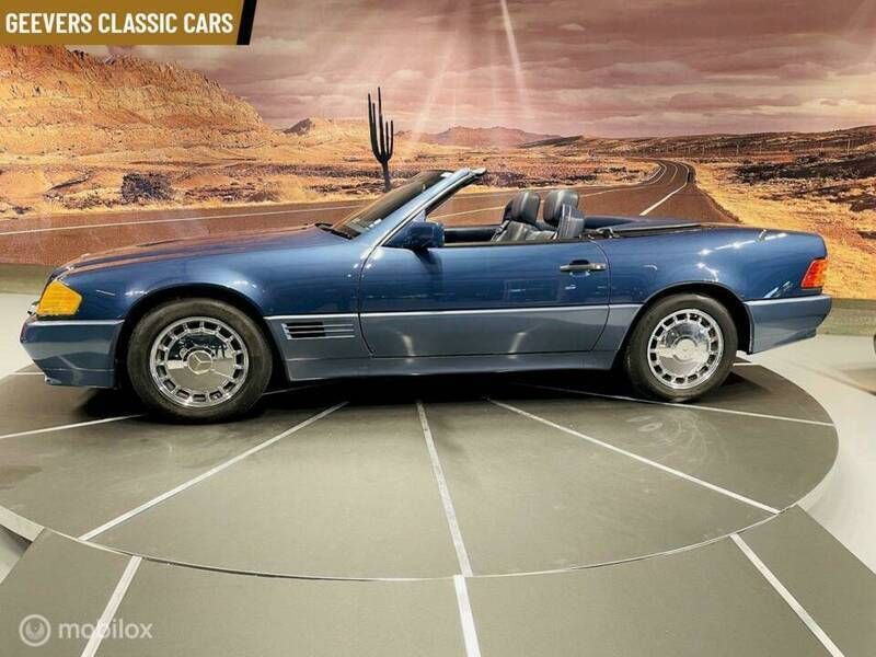 Usata Mercedes SL500 326 CV (239 kW) 1992 Blu Cabrio
