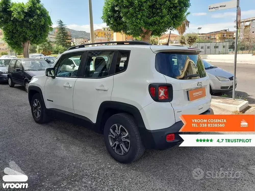 Begagnad Jeep Renegade Longitude 120 HK (88 kW) 2019 Vit SUV