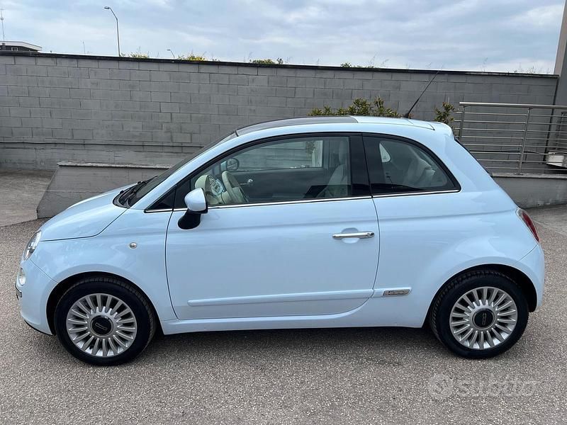 Usata Fiat 500 Lounge 69 CV (50 kW) 2009 Blu Cabrio