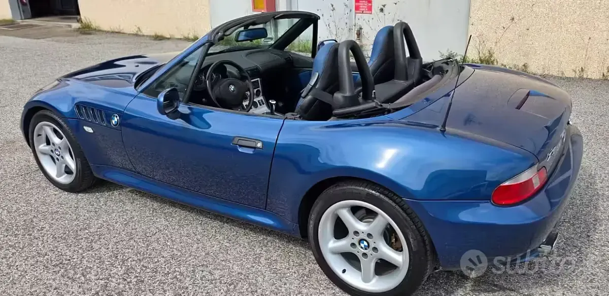 Usata BMW Z3 Sport Line 150 CV (110 kW) 1999 Blu Cabrio