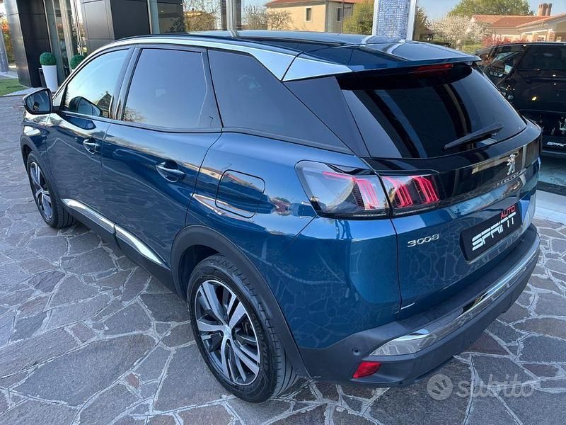 Usata Peugeot 3008 Allure 225 CV (165 kW) 2022 Blu SUV