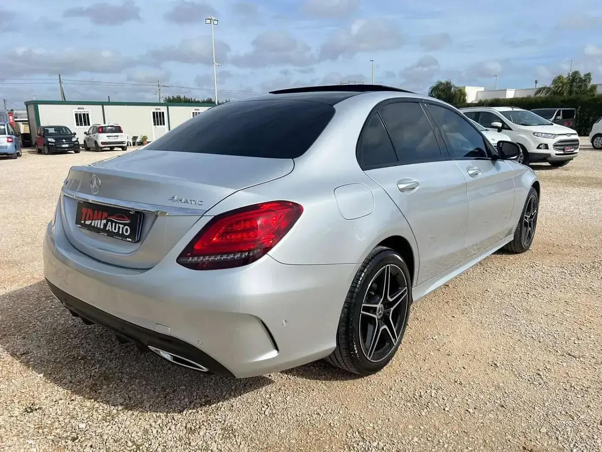 Usata Mercedes C220 Premium 194 CV (142 kW) 2019 Argento Berlina