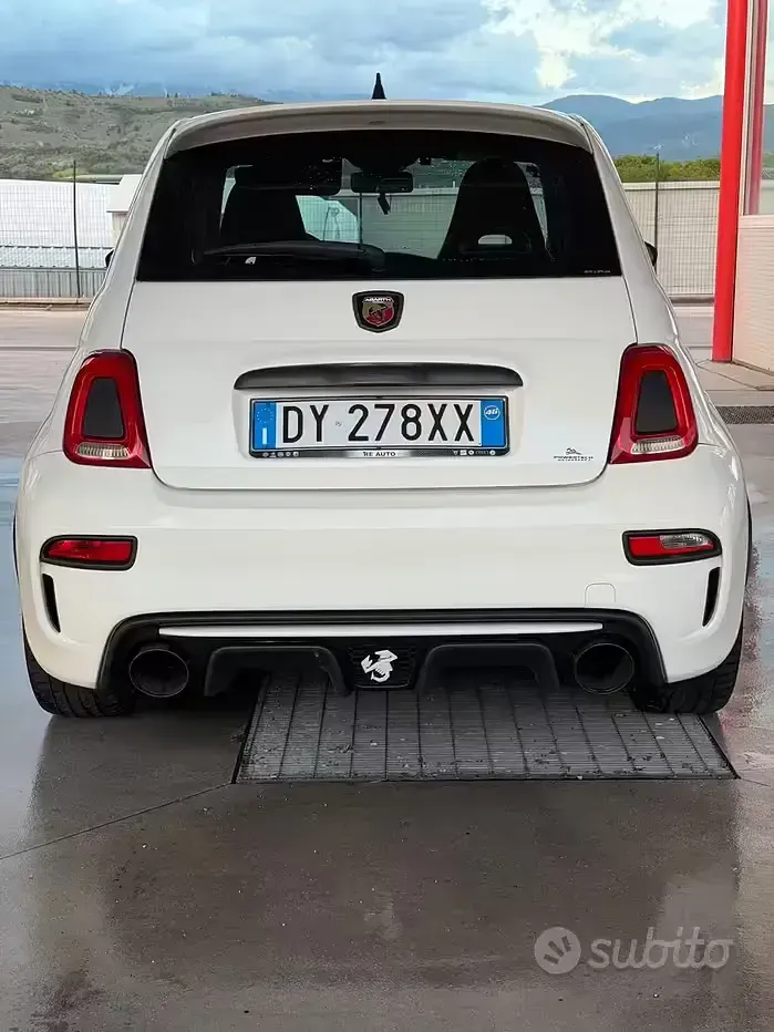 Usata Abarth 595 135 CV (99 kW) 2009 Bianco Berlina