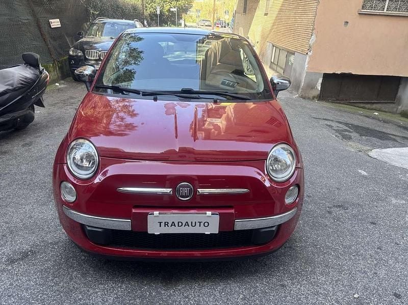 Usata Fiat 500 Sport 69 CV (50 kW) 2009 Rosso Cabrio
