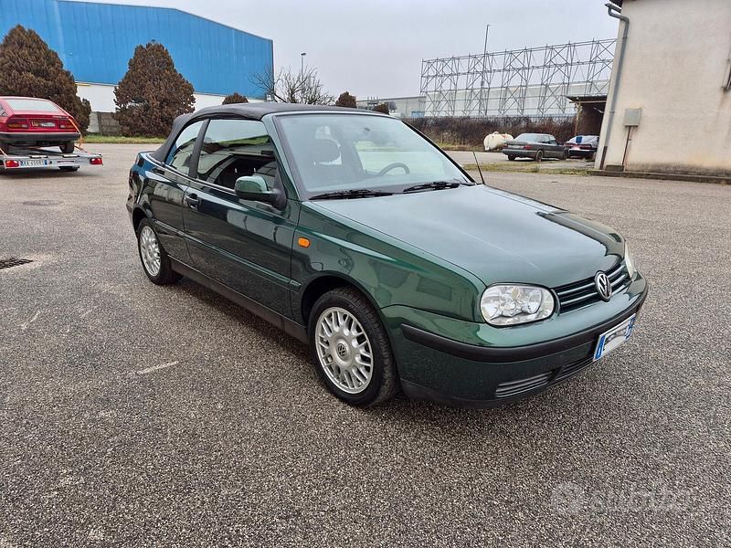 Brugt VW Golf Cabriolet Highline 101 HK (74 kW) 1999 Grøn Cabriolet
