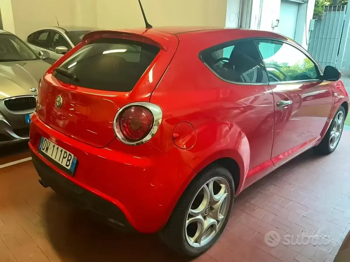 Usata Alfa Romeo MiTo Progression 120 CV (88 kW) 2009 Rosso Utilitaria