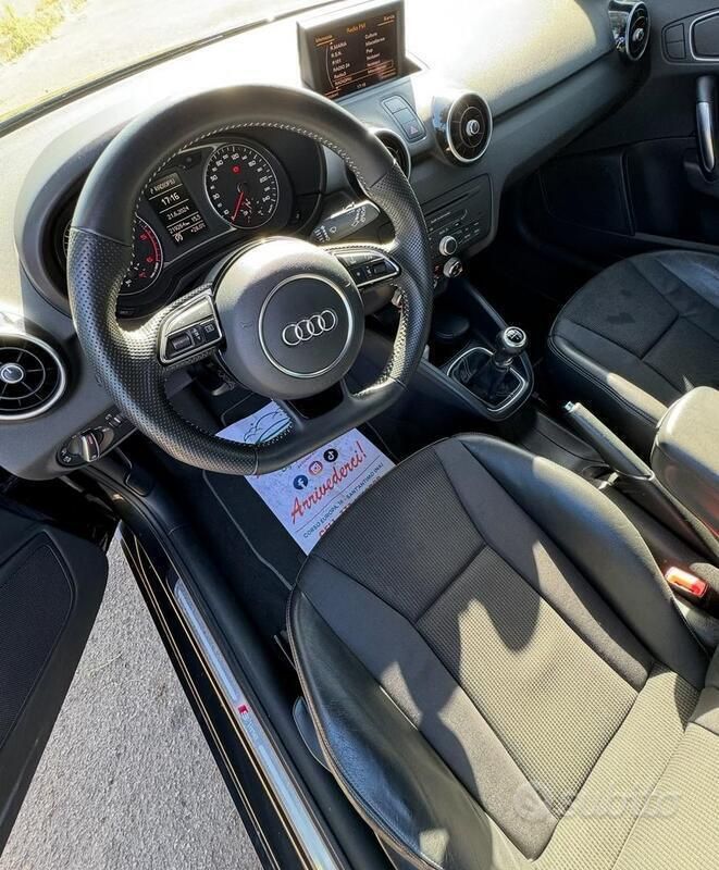 Usata Audi A1 S-Line 105 CV (77 kW) 2011 Nero Utilitaria