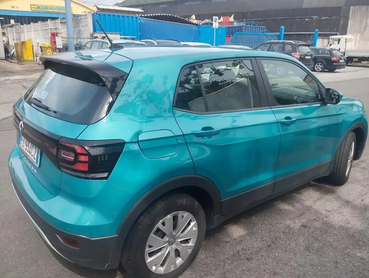 Usata VW T-Cross 95 CV (69 kW) 2019 Verde SUV