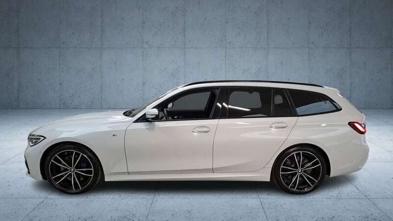 Usata BMW 320e M Sport 190 CV (139 kW) 2021 Bianco / pastello Station wagon