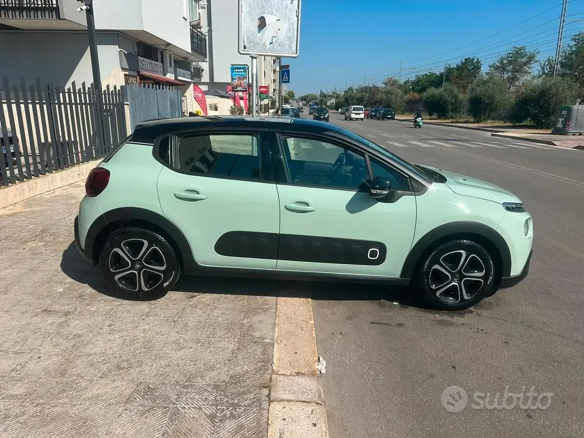 Usata Citroën C3 PureTech 82 CV (60 kW) 2018 Verde Utilitaria