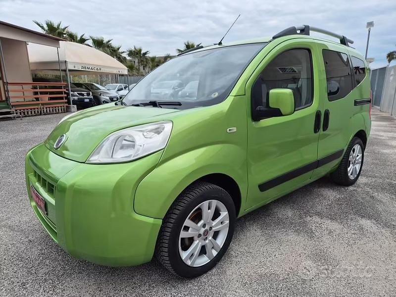 Usata Fiat Qubo Dynamic 77 CV (56 kW) 2010 Verde Monovolume