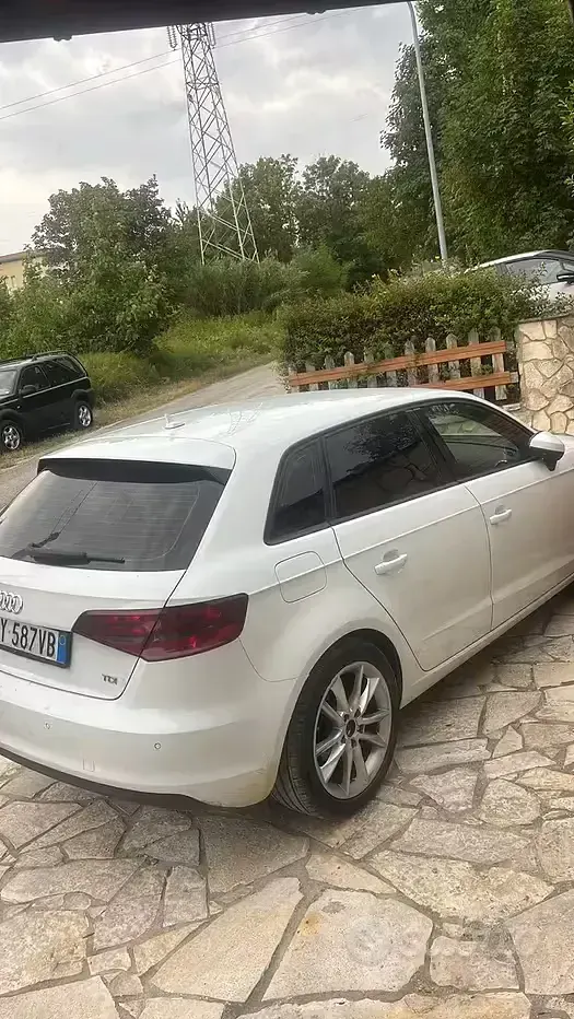 Usata Audi A3 110 CV (80 kW) 2015 Bianco Berlina