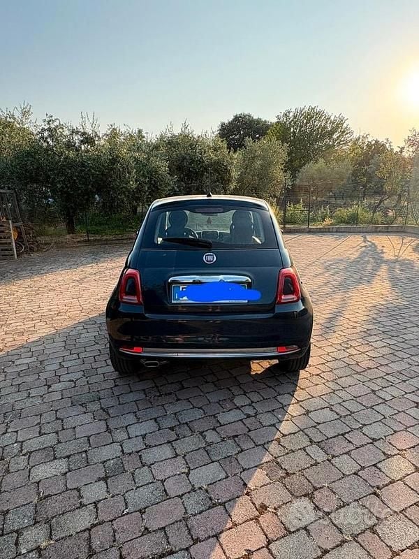 Usata Fiat 500 95 CV (69 kW) 2018 Blu Utilitaria