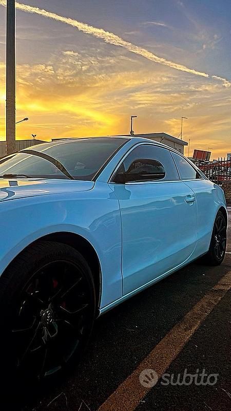 Usata Audi A5 190 CV (139 kW) 2009 Bianco Coupé