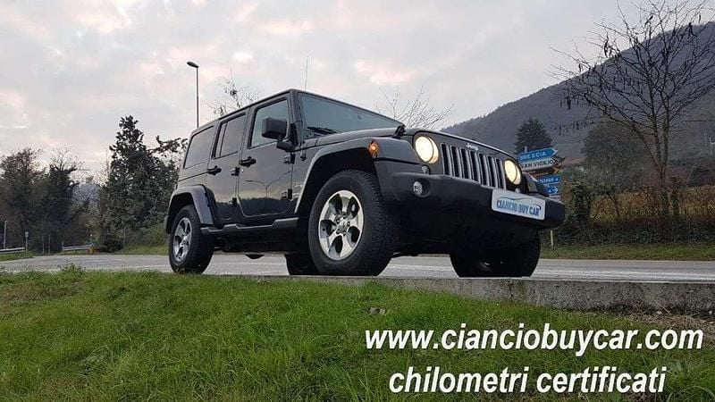 Usata Jeep Wrangler Unlimited Sahara 200 CV (147 kW) 2018 Nero SUV